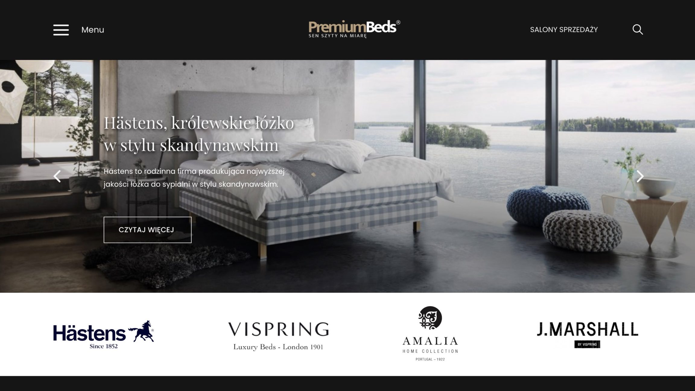 PremiumBeds strona internetowa