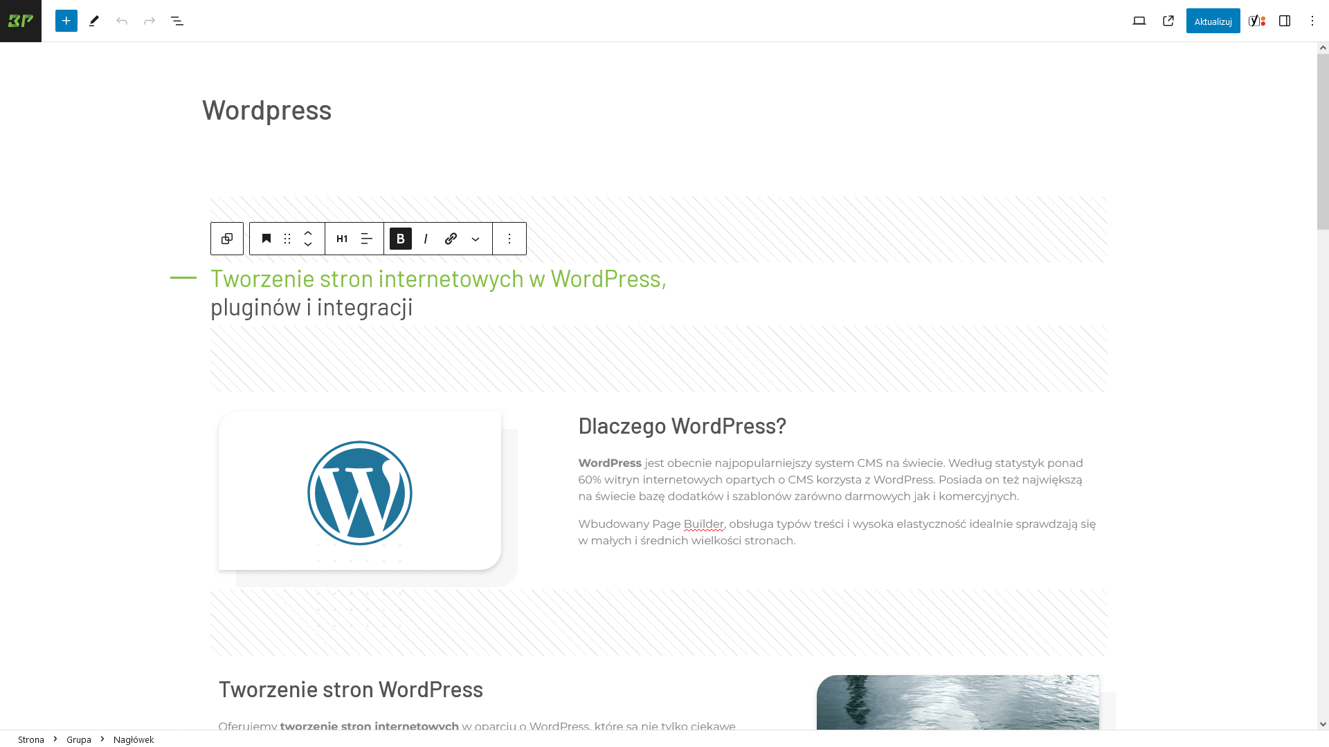 Wordpress - Block Editor