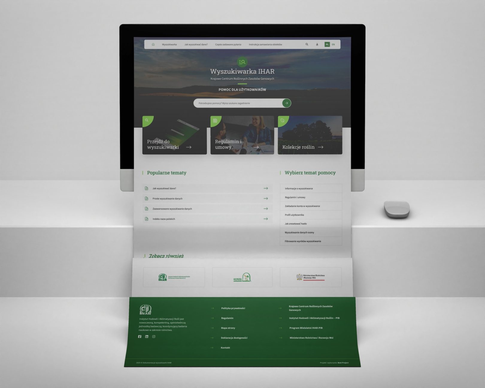 Strona internetowa dla Dokumentacja IHAR