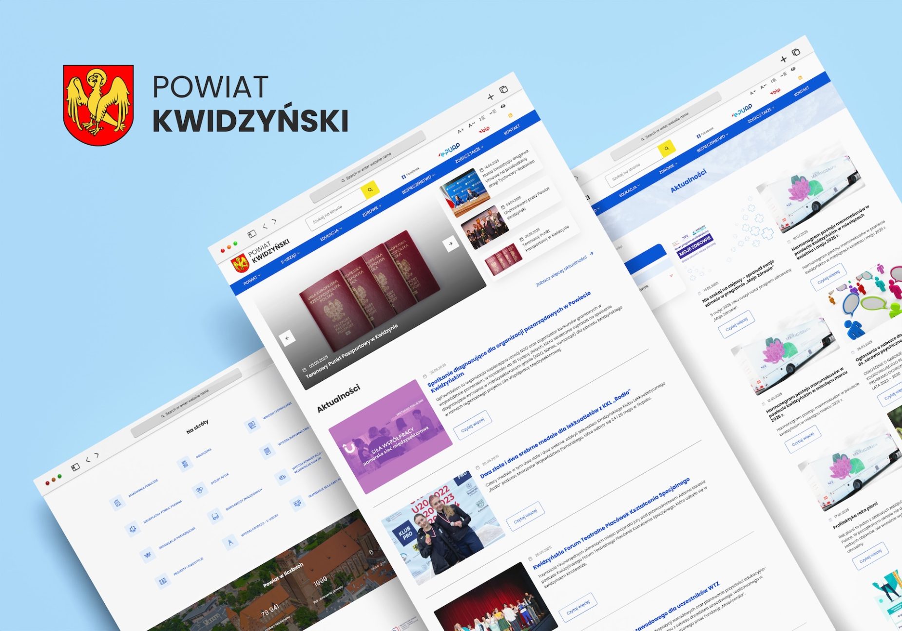 Strona internetowa Powiatu Kwidzyńskiego