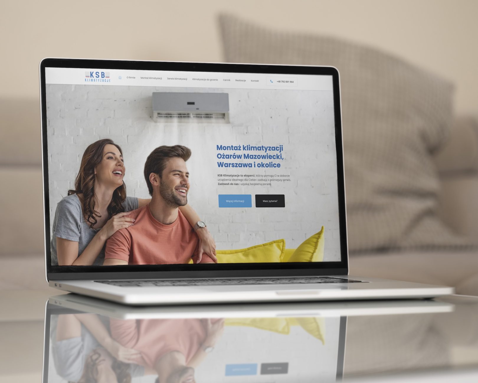 KSB Klimatyzacje strona internetowa