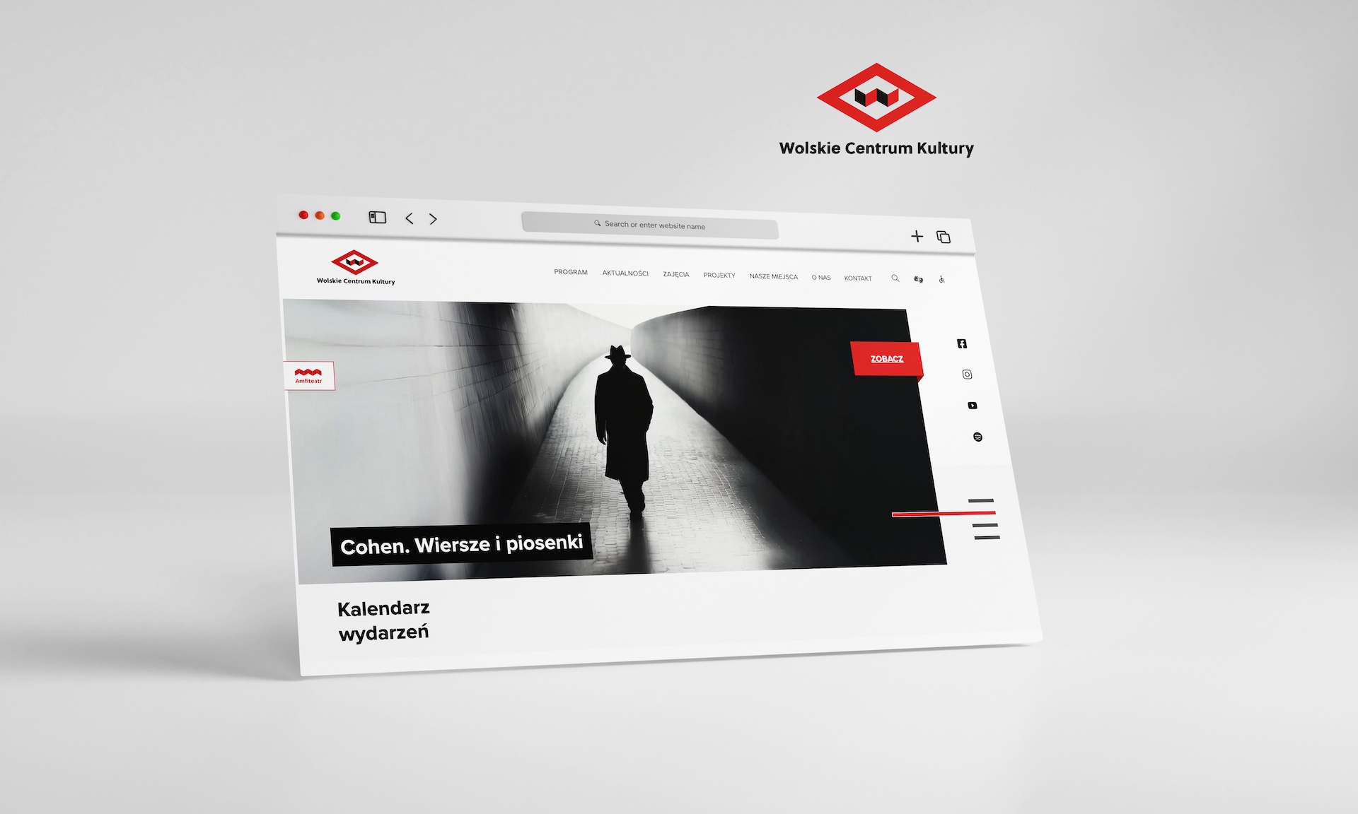 Strona internetowa Wolskie Centrum Kultury