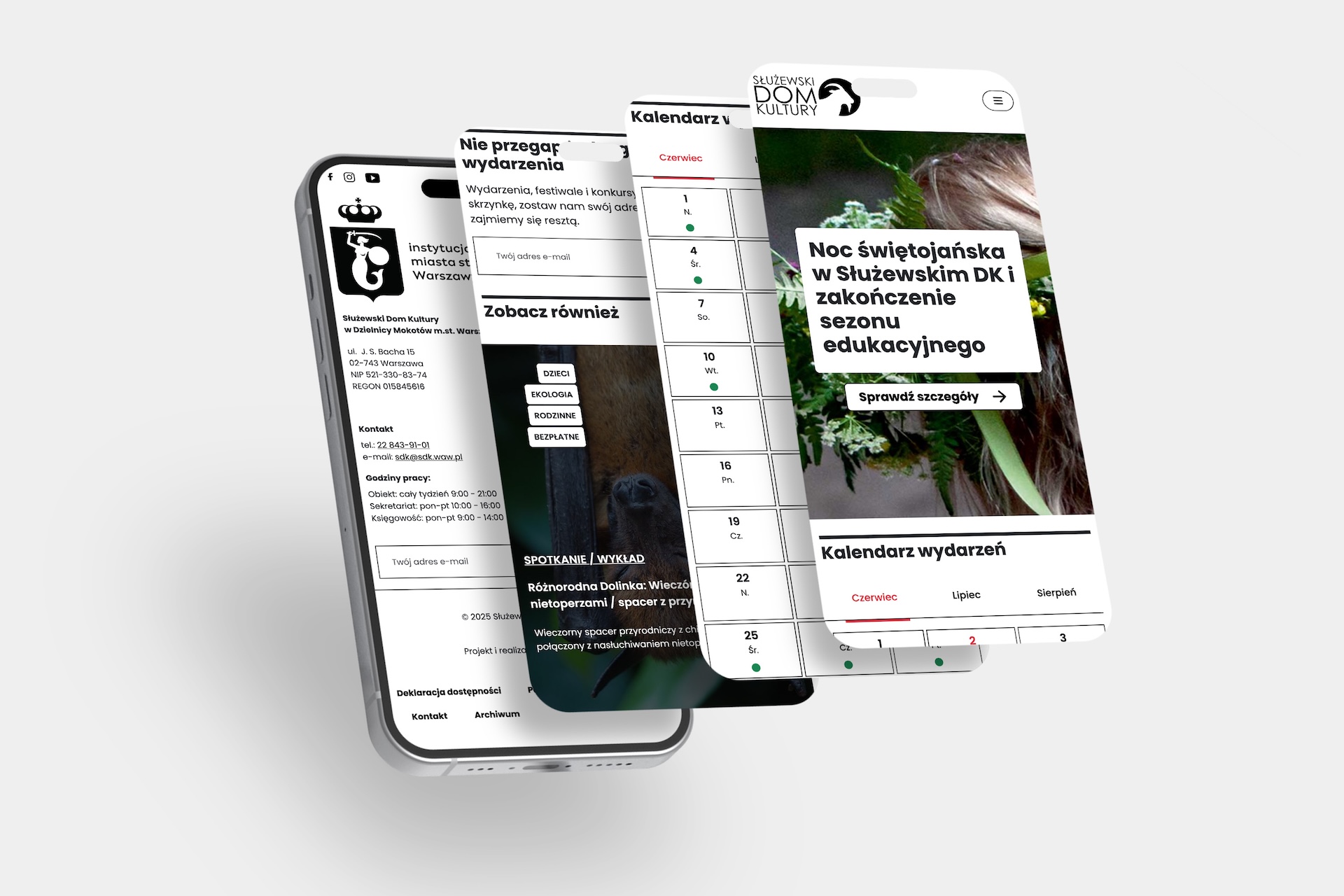 Wersja mobilna strony www SDK