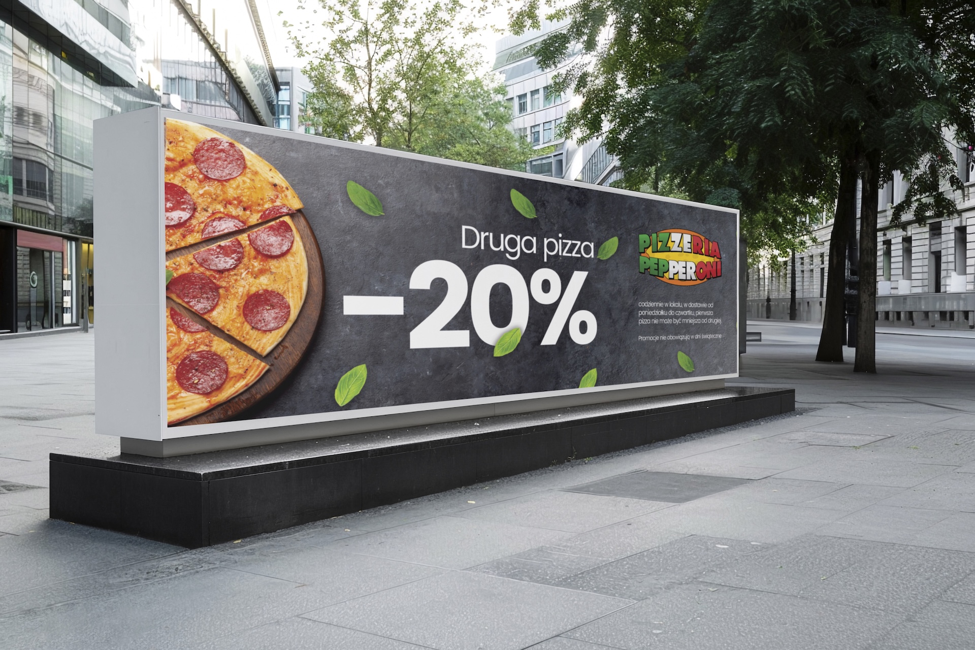 Baner promocyjny Pizzeria Pepperoni
