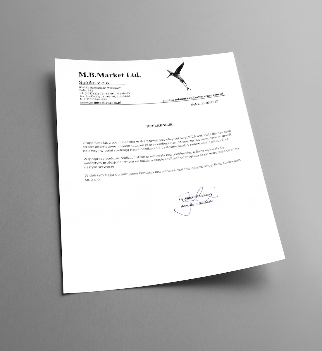 Referencje MB Market