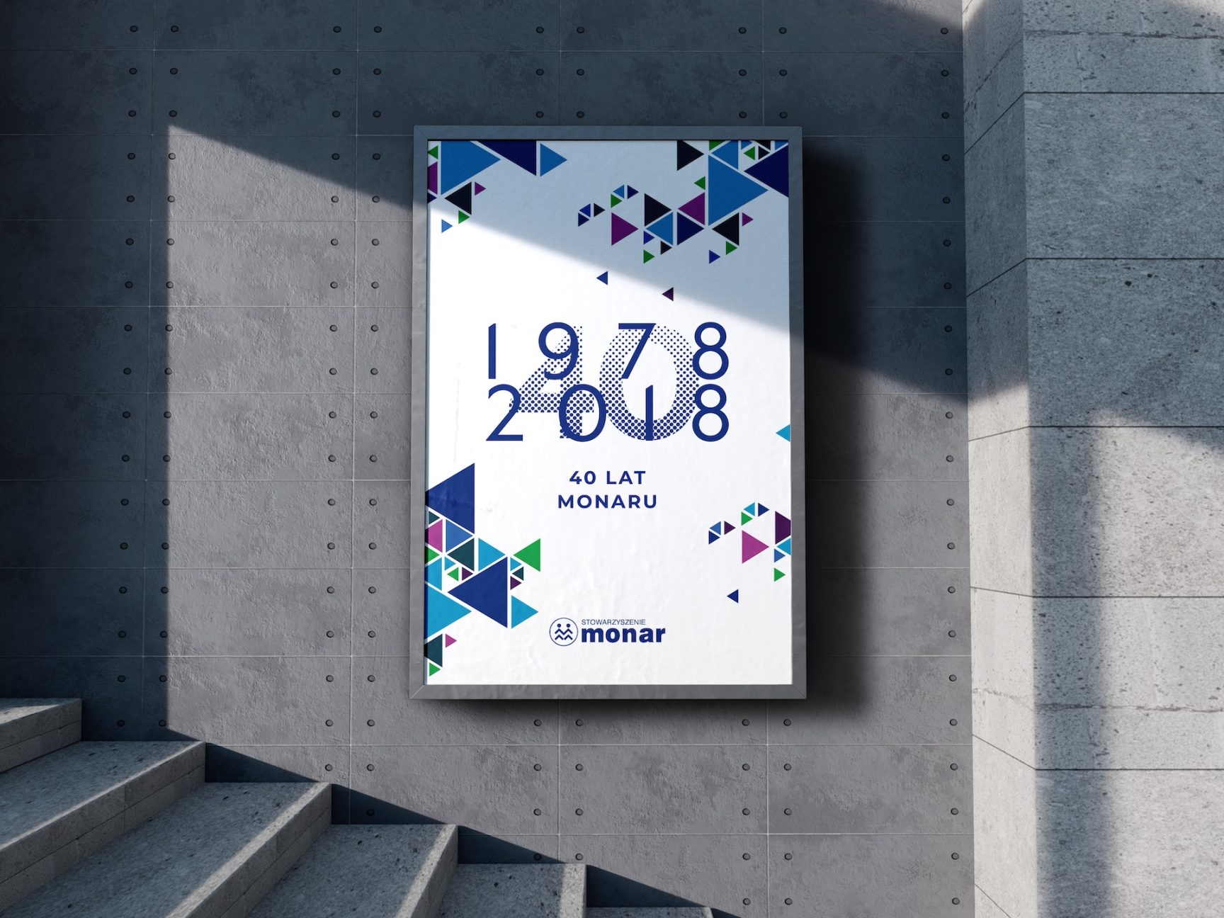 Plakat na 40 lat MONAR