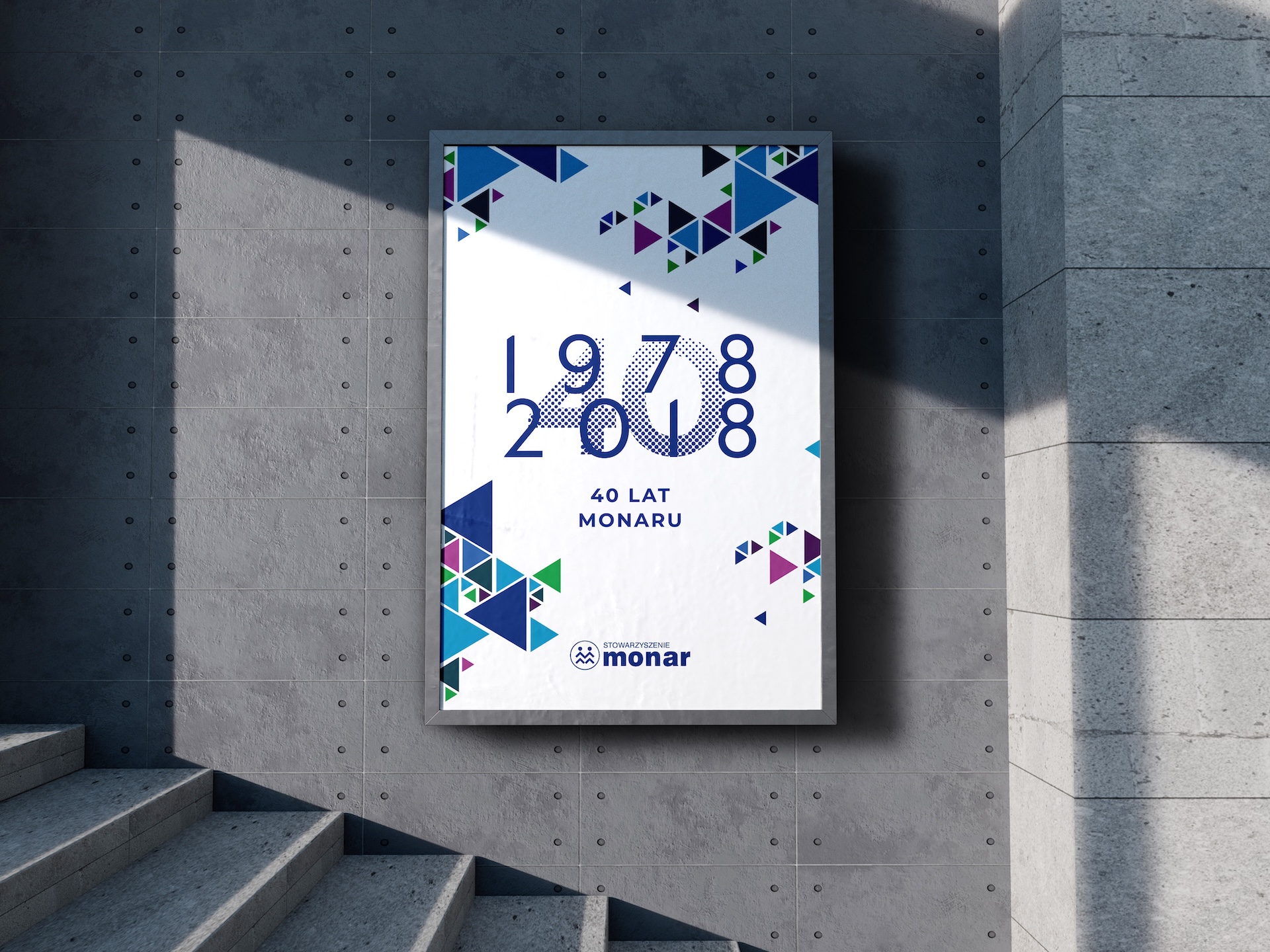 Plakat na 40 lat MONAR