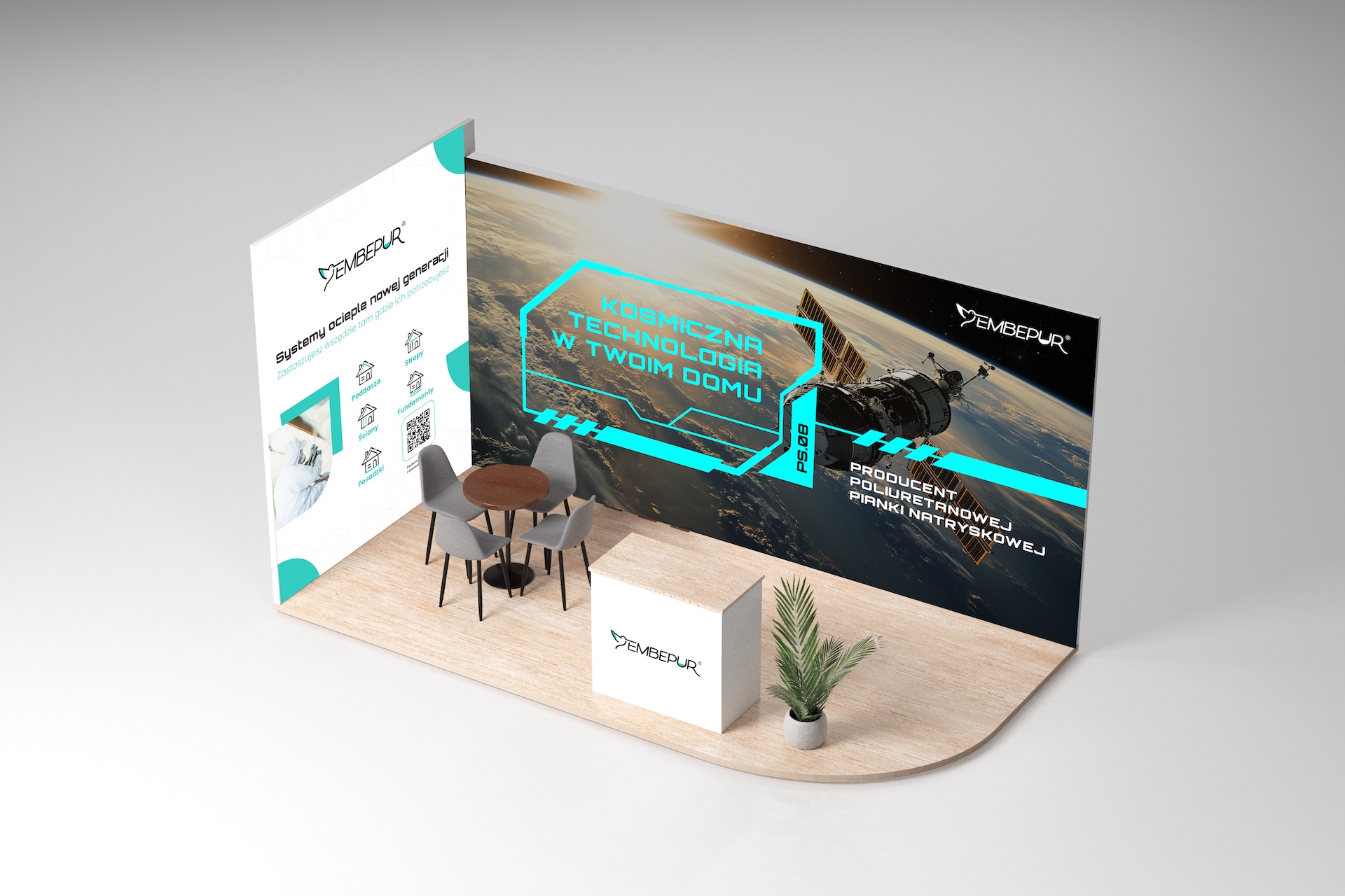 Projekt stoiska targowego